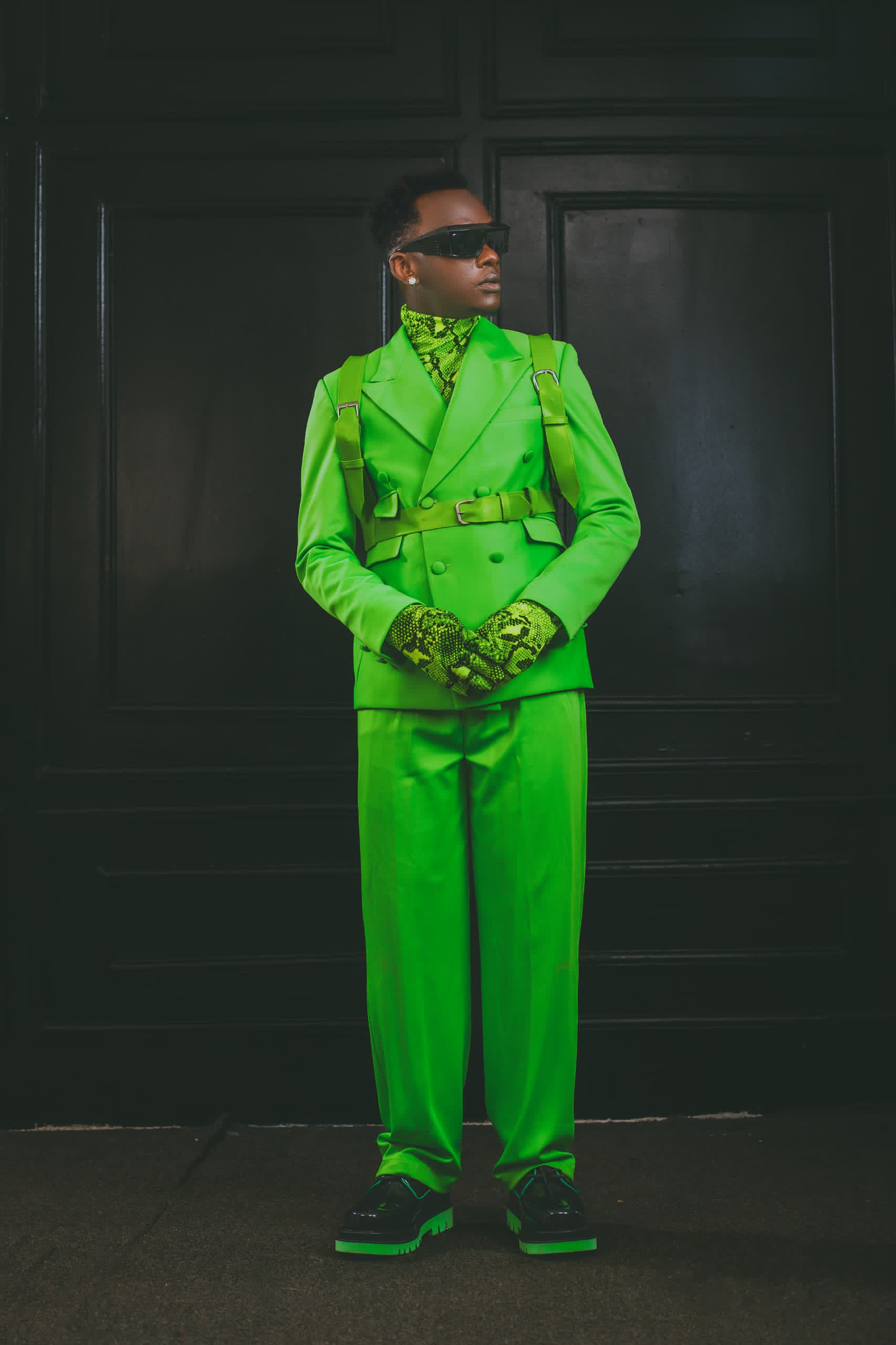 Green Suit By Isaac