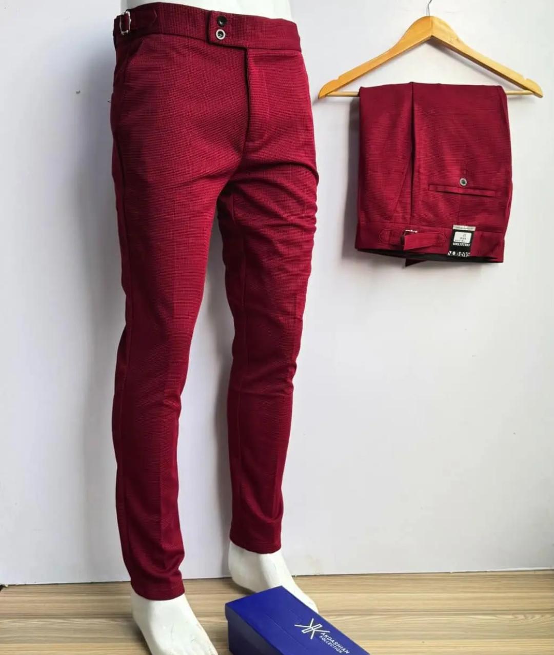 maroon Gental Pant