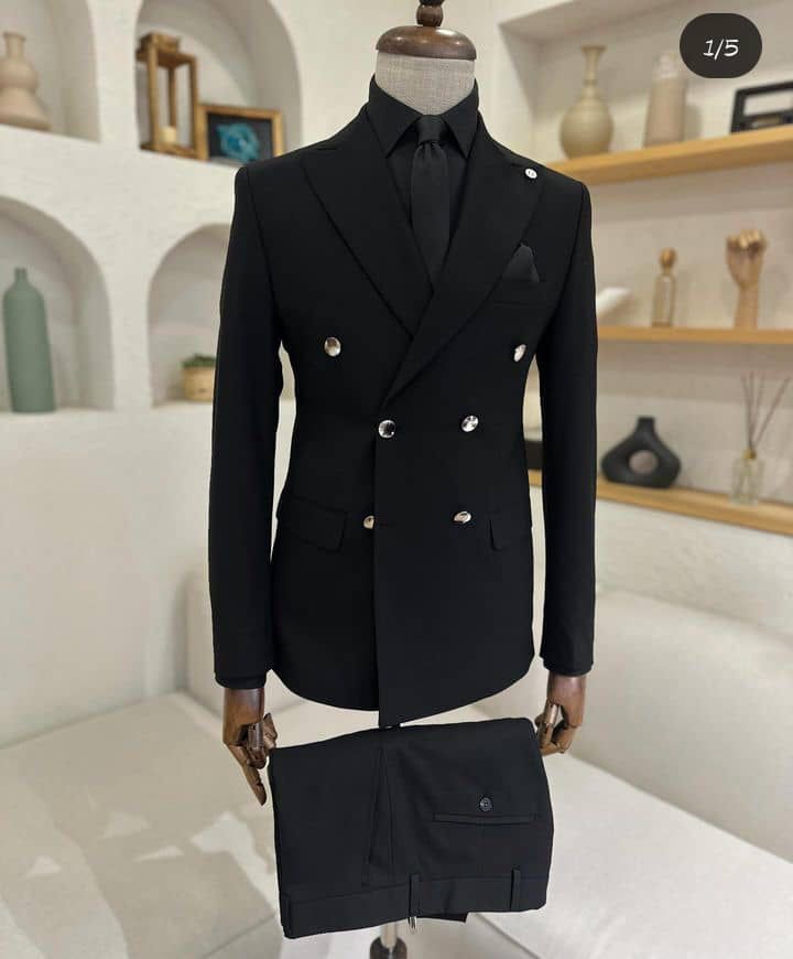 Black Double Breast