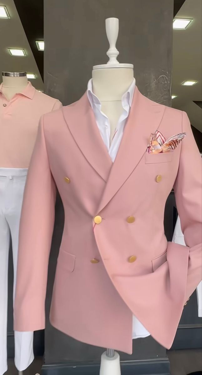 Pink Double Breast